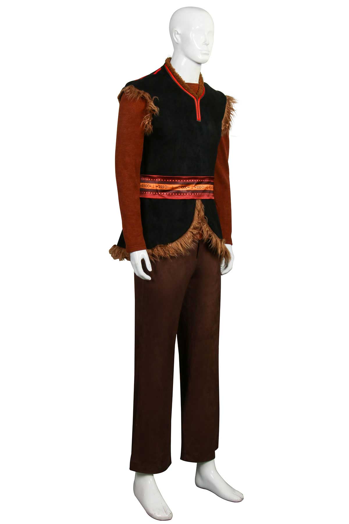 disney gelen 2 costume kristoff adulte halloween cosplay tenue de cosplay de manteau pull-------zote Bande pantalon-takerlama